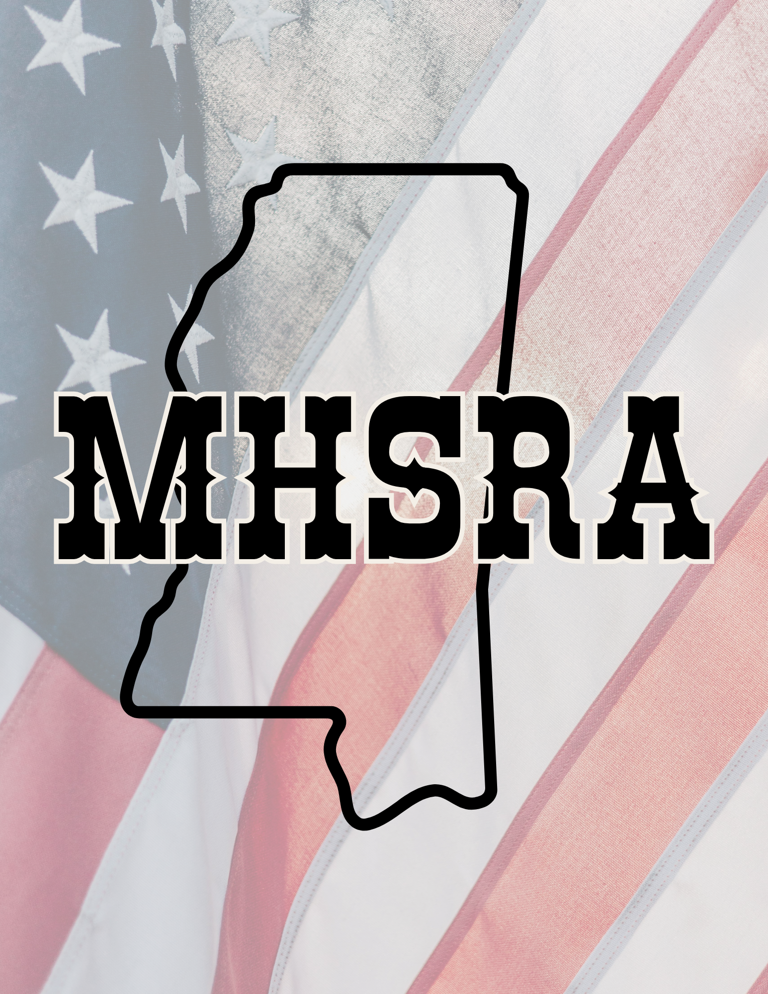 Mississippi High School Rodeo Association logo, coordinator of Mississippi State High School Rodeo Finals