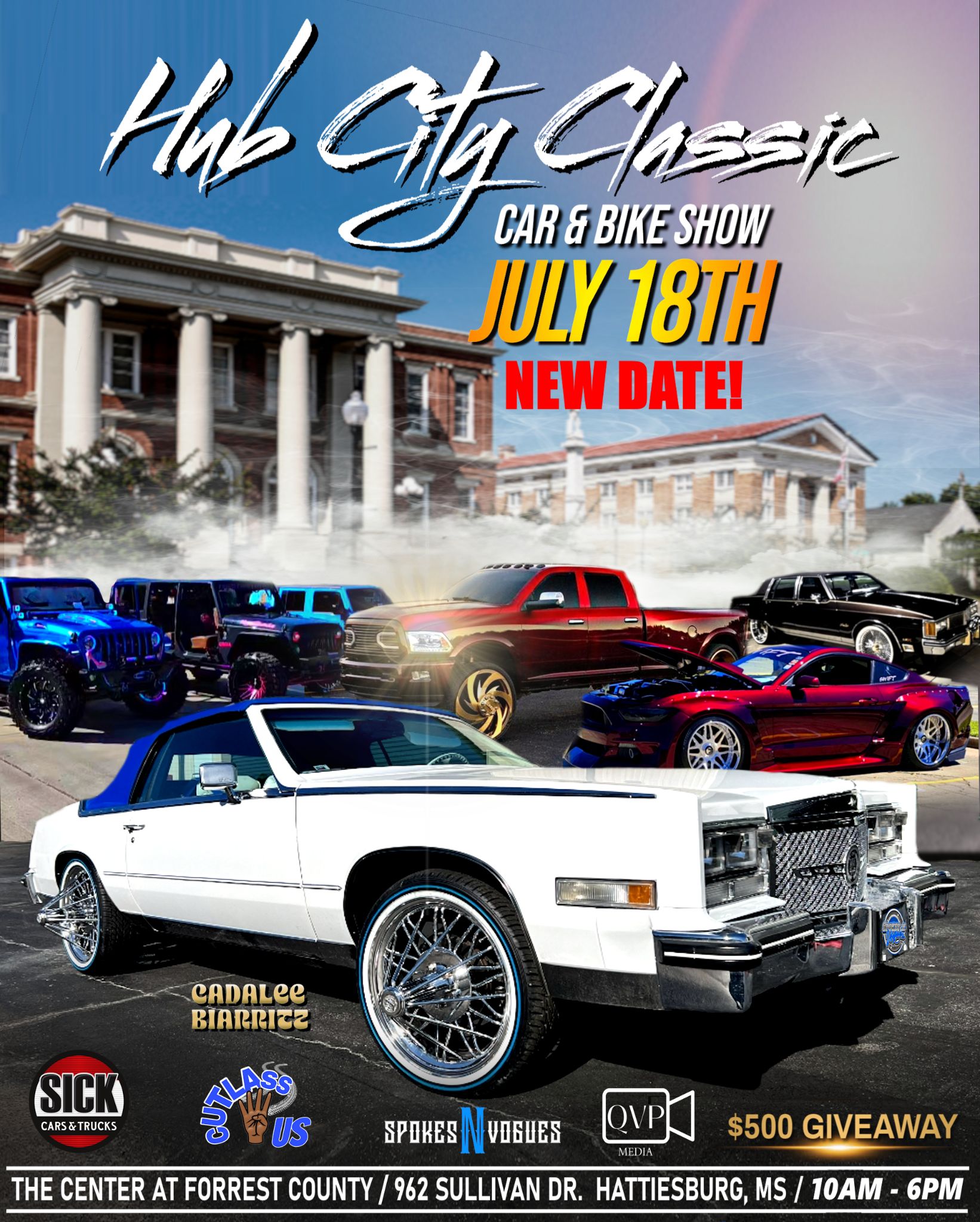 Hub City Classic New Date Flyer