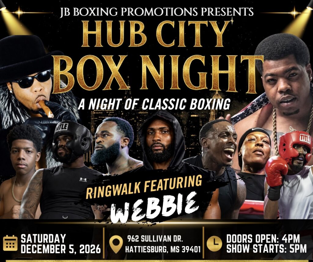 Hub City Box Night flyer