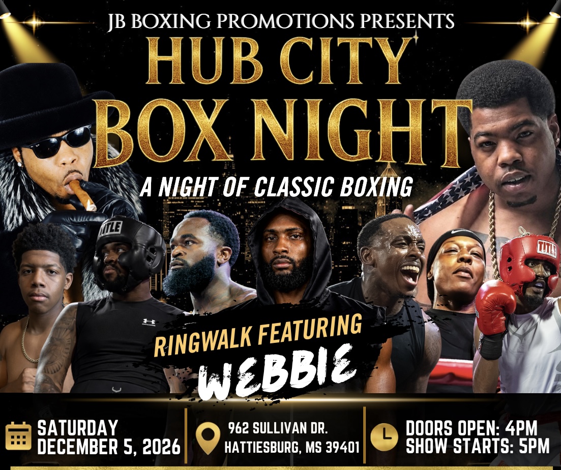 Hub City Box Night flyer